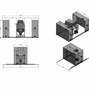 Cabina acústica corredera Cabina acústica corredera