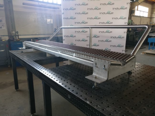 Transportador rodillos Indumat Navarra