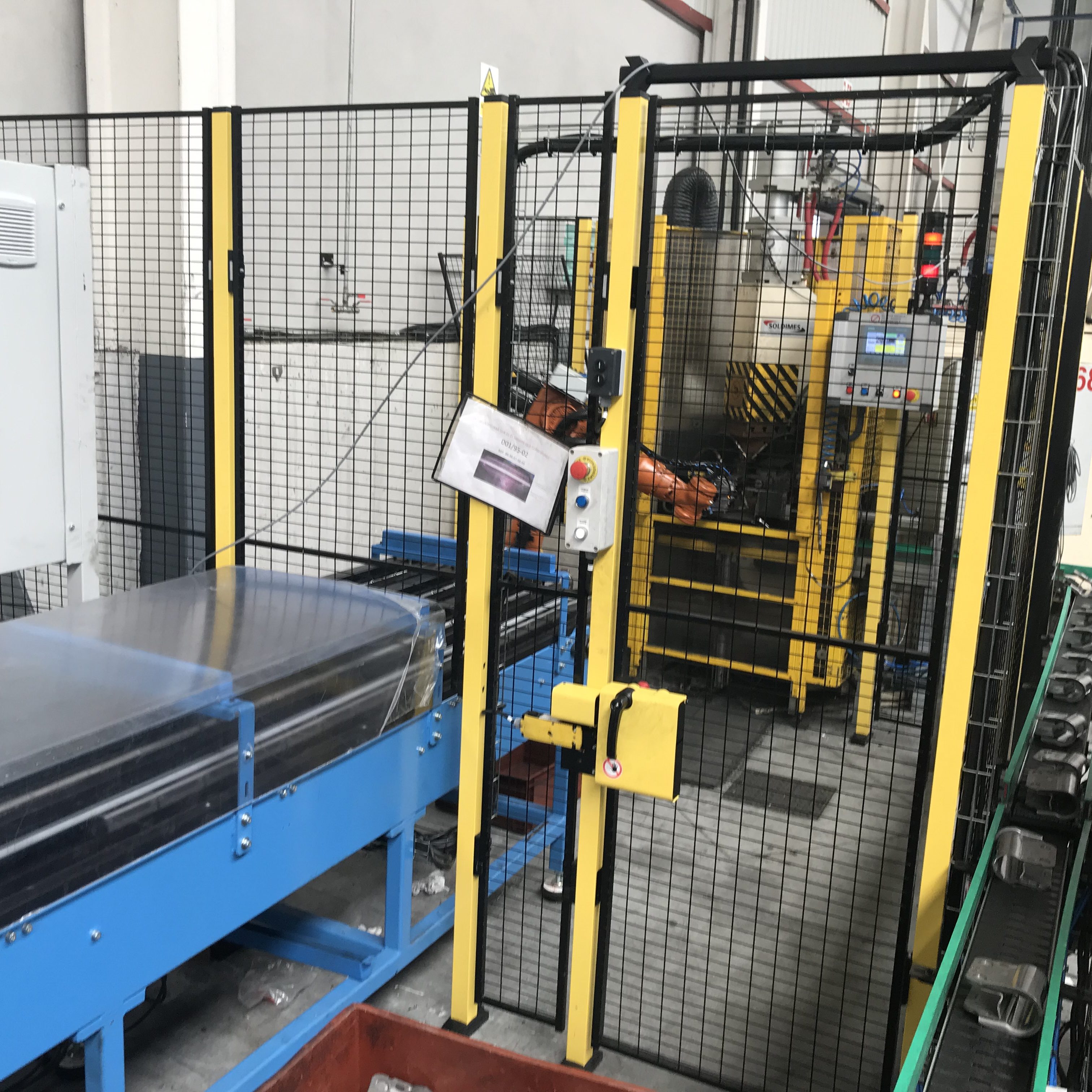 Proceso automático soldadura